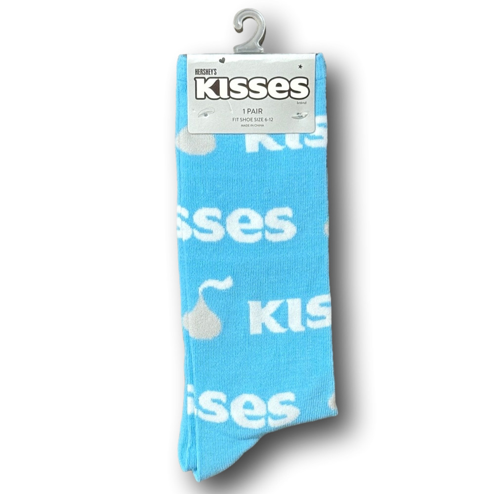 3/$20 Hershey Kisses Chocolate Funny Novelty Crew Socks - NWT